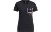 Adidas T Shirts Women's Black Crew Neck Moderate Straight Fit GP0688