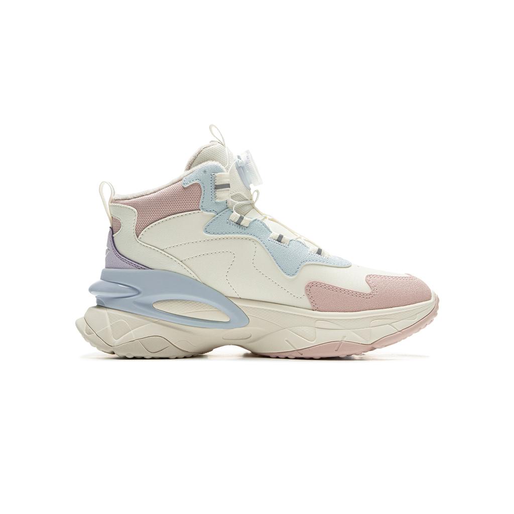 Li Ning Kids Comfortable Versatile Non-Slip Shock Absorbing Wear-Resistant Warm Casual Shoes Kids Casual Shoes YKCU172-24