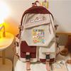 Capybara Cartoon Cute Capybara Youth Large Capacity Backpack Versatile School Bag