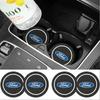 1/2pcs Car Anti-Slip Water Cup Pad Bottle Holder Mat Coaster For Fiesta Ranger Fusion Escape Kuga Focus 3 Mustang Accessory