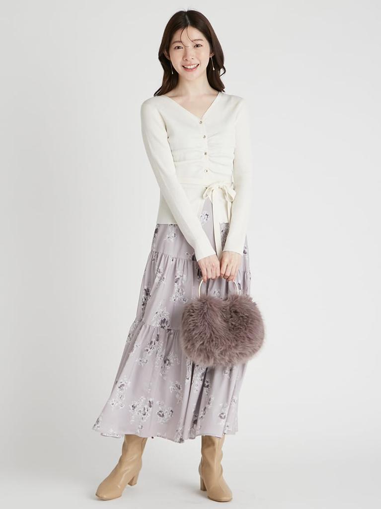 Selford Faux Fur Metal Handle Round Bag CWGB254501 MOC Women's