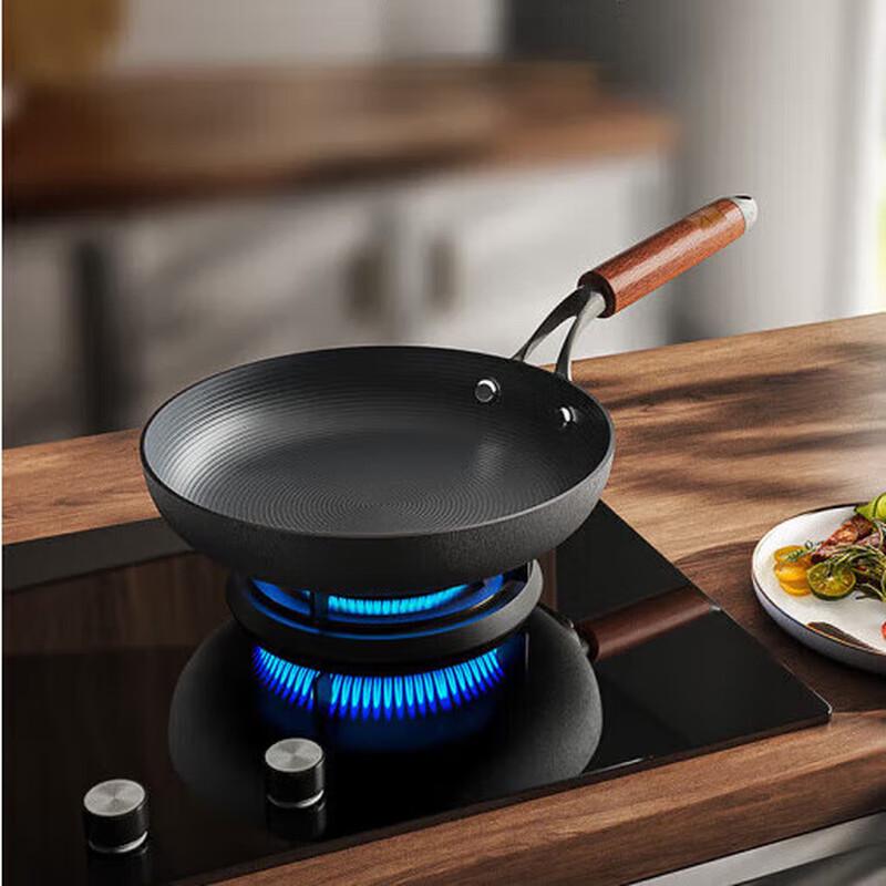 Sanhe 26cm Rust-Resistant Cast Iron Frying Pan