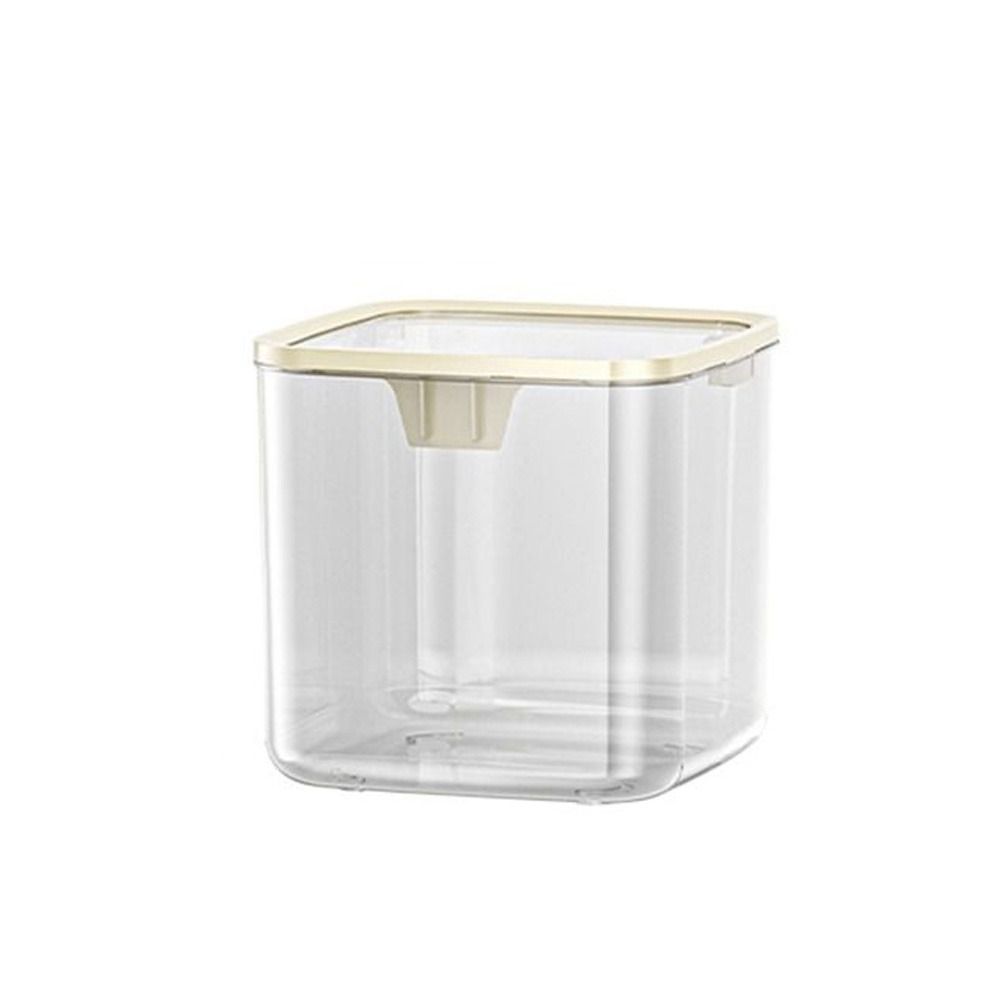 Transparent Desktop Trash Can Plastic Sundries Paper Basket Light Luxury Desk Storage Box  for Home