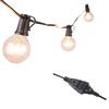 G40 Tungsten Filament String Lights, 25 Bulbs, 220V/110V, Indoor & Outdoor Decorative.