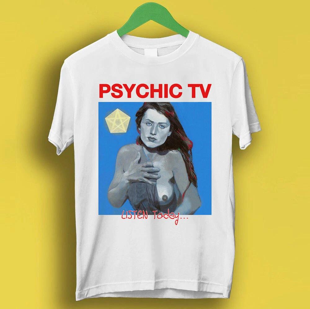 Psychic Tv Слушайте Сегодня Кислотный Панк Рок Ретро Музыка Подарок Топ Футболка P1851 S