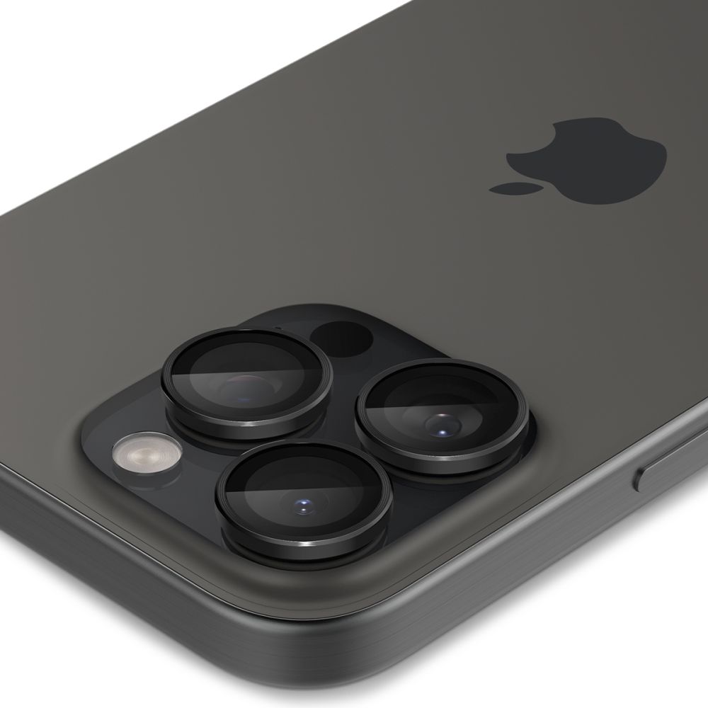 Spigen Optik Pro Glas.tr Ez Fit Camera Protector 2-Pack Iphone 14 Pro / Pro Max / 15 Pro / Pro Max / 16 Pro / Pro Max Black
