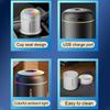 180ML Mini Air Humidifier USB Aromatherapy Electric Aroma Diffuser with Colorful Lights Essential Oil Purifier Mist Maker Lights For Car Home Bedroom
