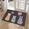 Tappeto in Velluto di Cristallo per Camera da Letto Soggiorno Comodino Tappetino per Porta d'Ingresso Bambini Adulti Antiscivolo Resistente allo Sporco