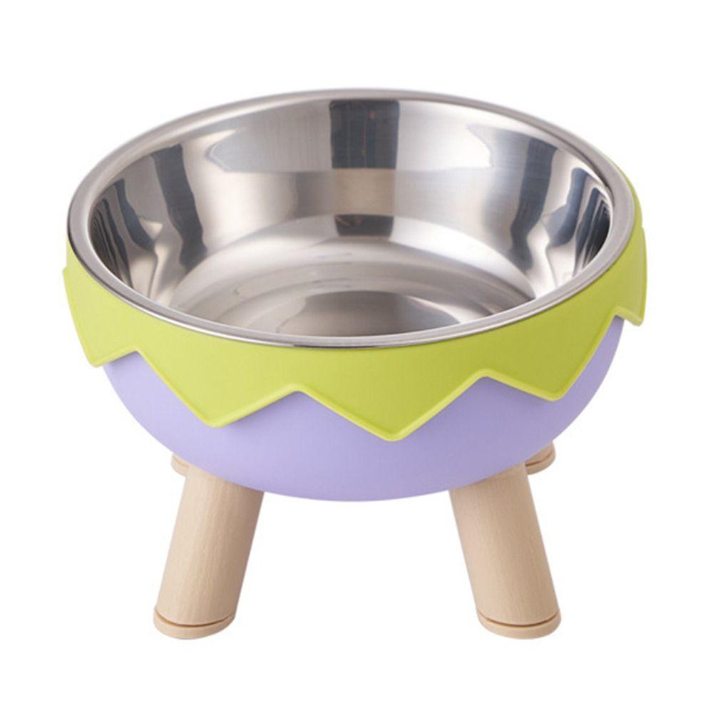 Anti Slip Cat Food Water Bowl Detachable Pet High Footed Bowl Dog Feeding Station  Pet Supplies
