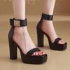 Fashion Women High Heels Sandals Elegant Platform Shoes Sexy Fashion Pumps Summer Heeled Shoes Woman 2025 Trend Brand Dress Lady Zapatos