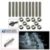 For Honda B C D H F K Series Intake Manifold Extended Studs Kit Silver