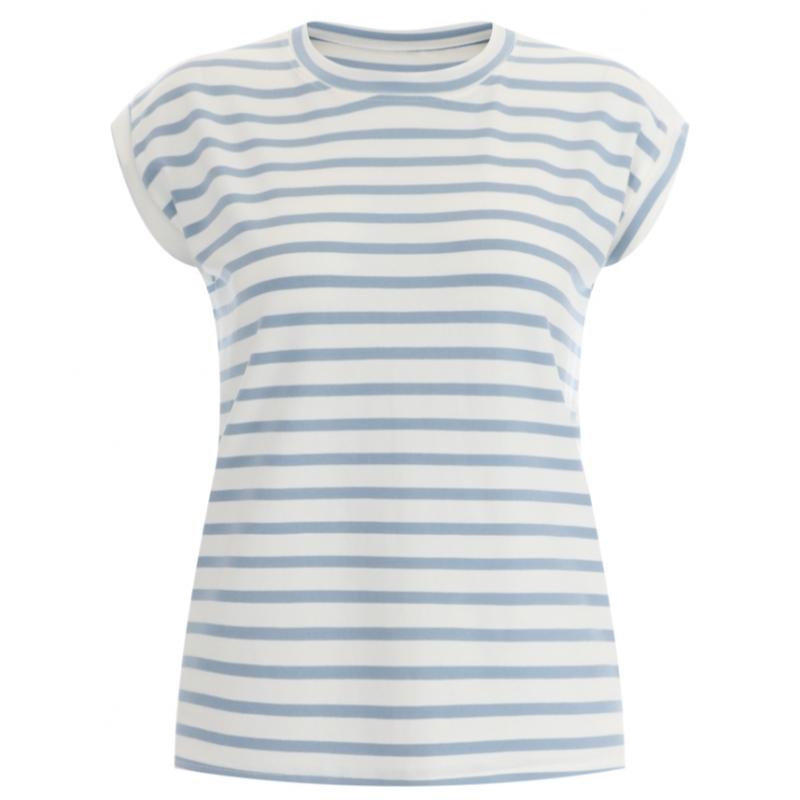 Shop   Women Stripe Sleeveless Regular Fit Black Dai Wsh 12088