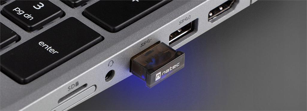 Adapter Bluetooth Natec Fly USB Nano BT V5.0 class II