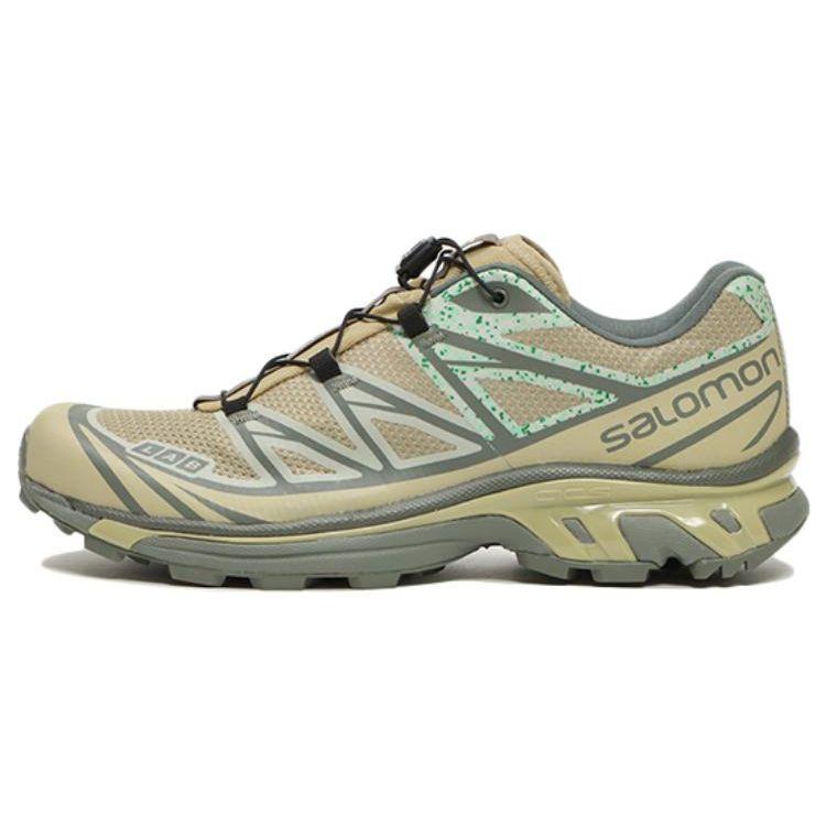 Salomon XT-6 Mindful Retro Fashion Sports Cushioning Non-Slip Wear-Resistant Low-Top Casual Running Shoes Unisex sneaker Green 470691