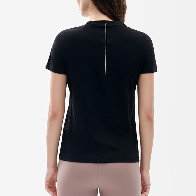 New FILA Regular T Shirt Women's Pitch Black A11W211117FBK