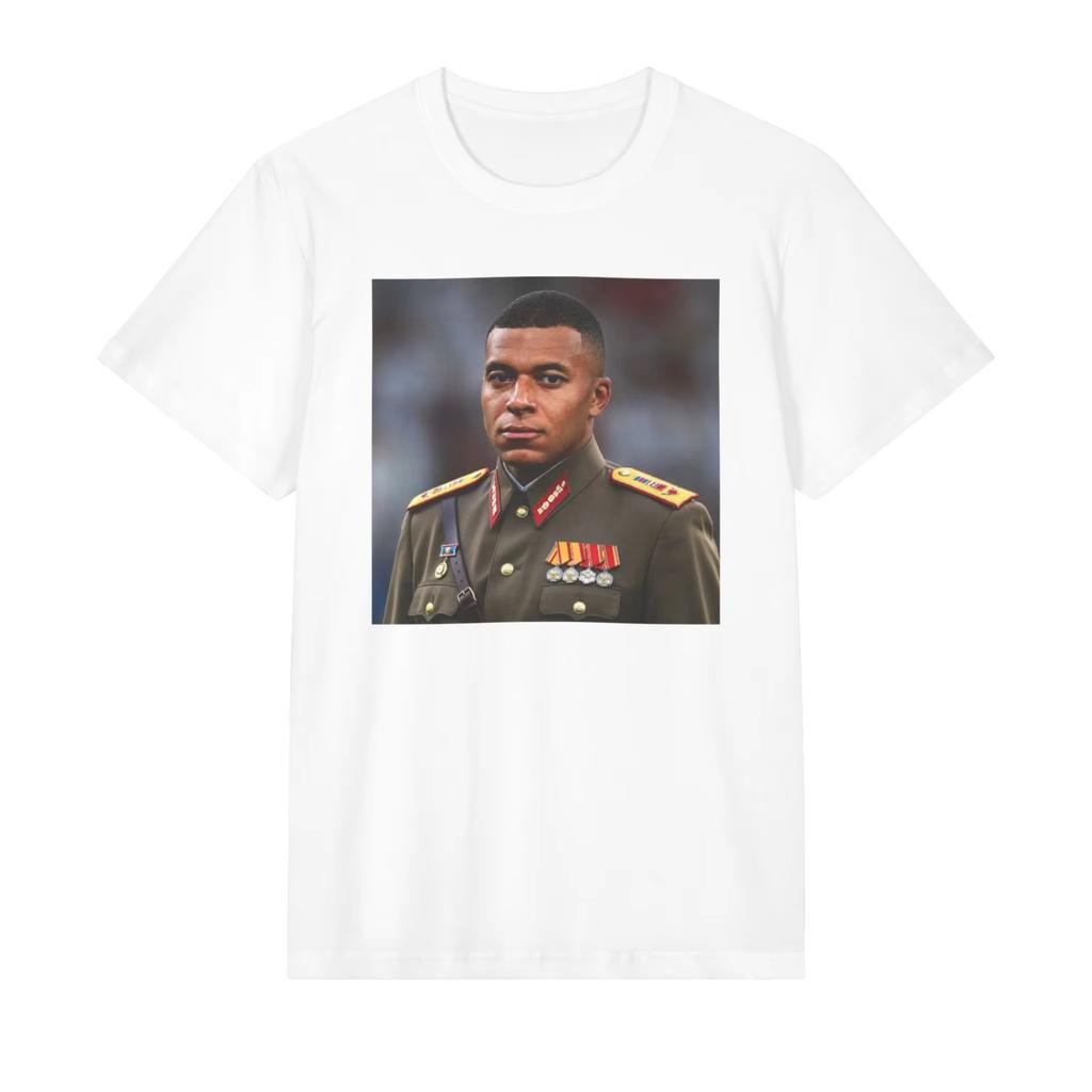 La Dittatura Kylian Mbappé Grafiche Divertenti Meme T-shirt Unisex 100% Cotone Unisexs Unisexs Moda Francia Calcio Camicia Creativa