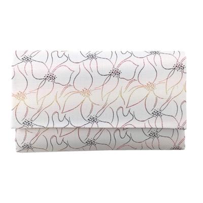 Daiko Sangyo Gebetsperlenbeutel, Reine Seide Nishijin gewebt, Gesäumt, Hergestellt in Japan, Blumenmuster, 807-5