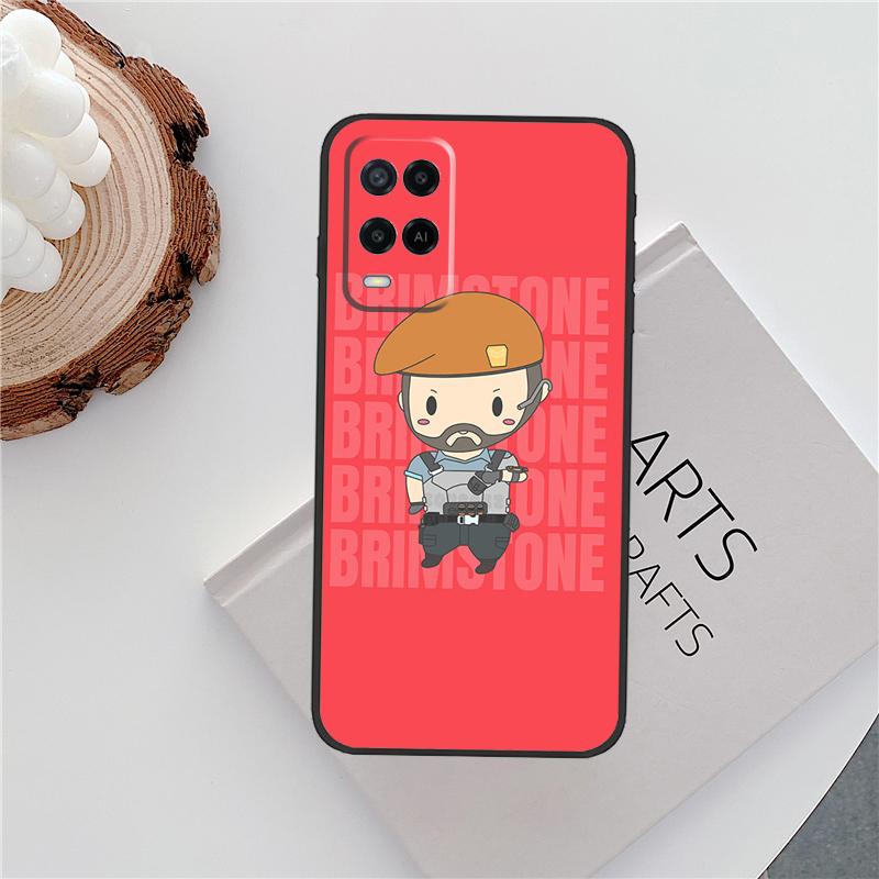 

Cute Cartoon Chibi Valorant Case For Oppo A80 A78 A98 A40 A60 A18 A38 A58 A15 A17 A77 A74 A94 A54 A57S A16 A76 A96 Cover OPPO A96 4G