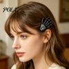 2Pcs Gothic Dark Style Hairpins, Hair Pins for Bangs, Skeleton Hand Bone Hair Clips for Halloween Cosplay Photography Props