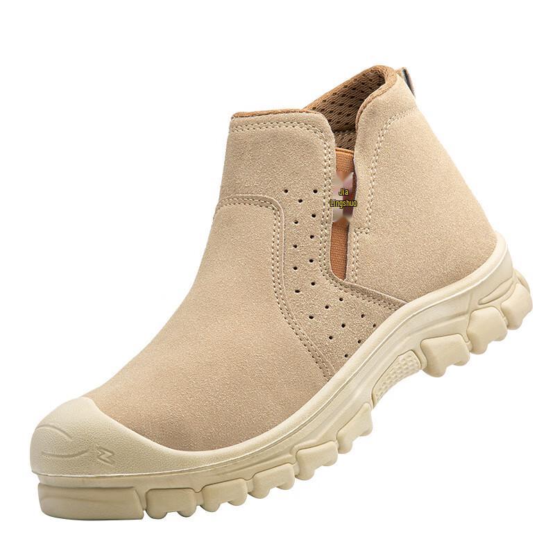 Bofu Niao Men s Lightweight All-Season Work Safety Shoes 38