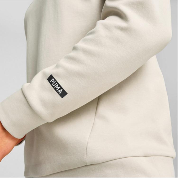 Puma Rad/Cal Dk Fw24 Crew Loose Casual Comfortable Simple Versatile Pullover Sweatshirt Men Sweatshirt Beige 684186-68