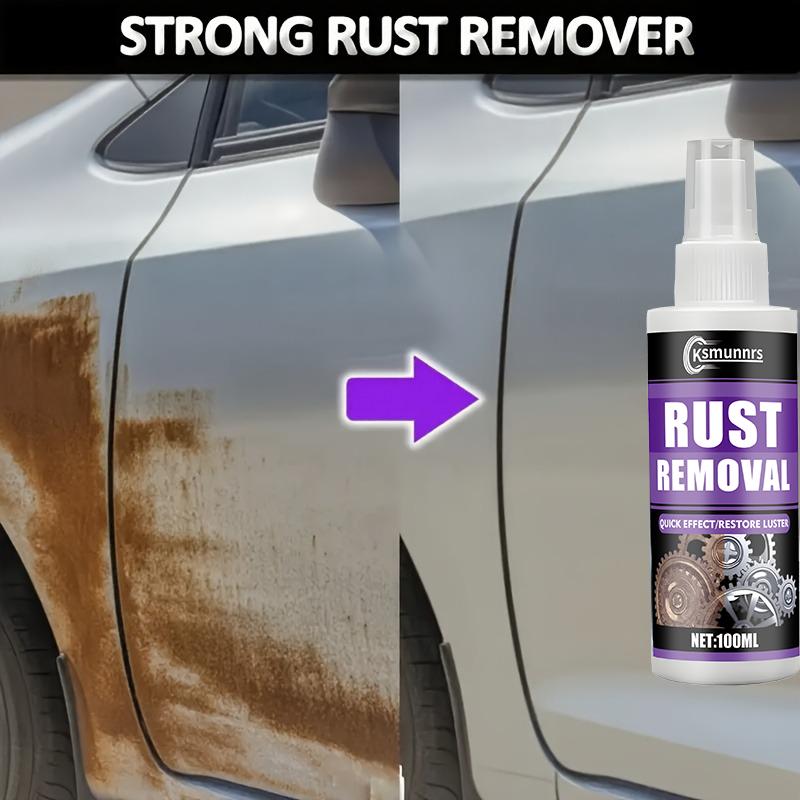 Powerful Rust Remover Spray - Fast-acting rust inhibitor with a residue-free formula for cars, metal furniture, tools