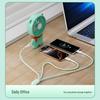 Crystal Ice Gradient 3-in-1 Braided Fast Charging Cable for Huawei & Apple 15 USB Devices