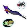 Lead Head Squid Jig Wood Shrimp Lure Uv Luminous Soft Legs Fast Sinking Egi Hook Saltwater Boat Fishing Octopus Bait