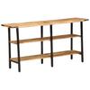 Console Table 140x35x70 cm Solid Mango Wood
