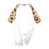 Family Matching Christmas Print Long Sleeve Neck Set with Pants for Kids and Adults