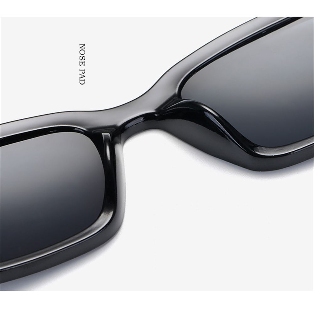 Square Frame Rectangle Sunglasses UV400 Protection Ladies Eyeglasses Vintage Driver Goggles