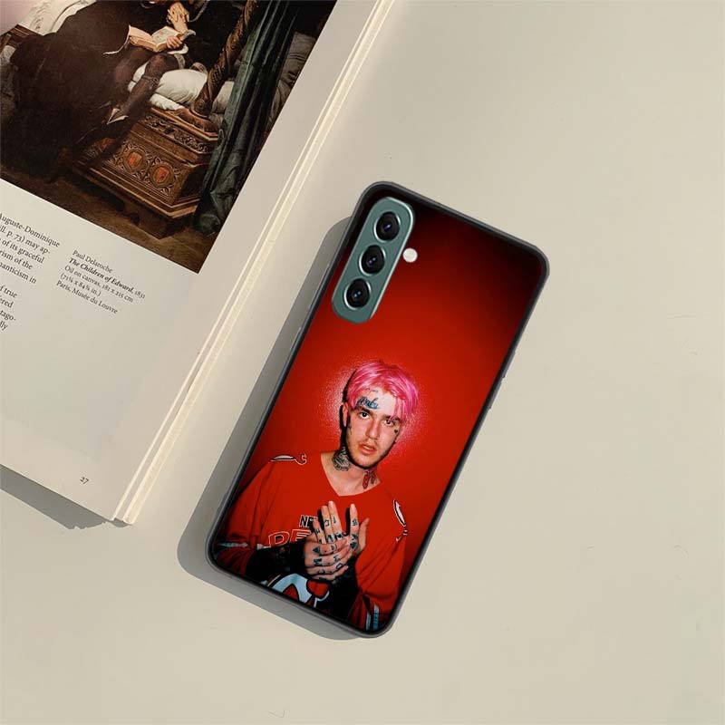 Lil Peep Lil Bo Peep Black Phone Case For Samsung A55 A35 A25 A15 A54 A34 A24 A14 A70 A71 A50 A51 A17 A05S Galaxy A40 A41A30 A3