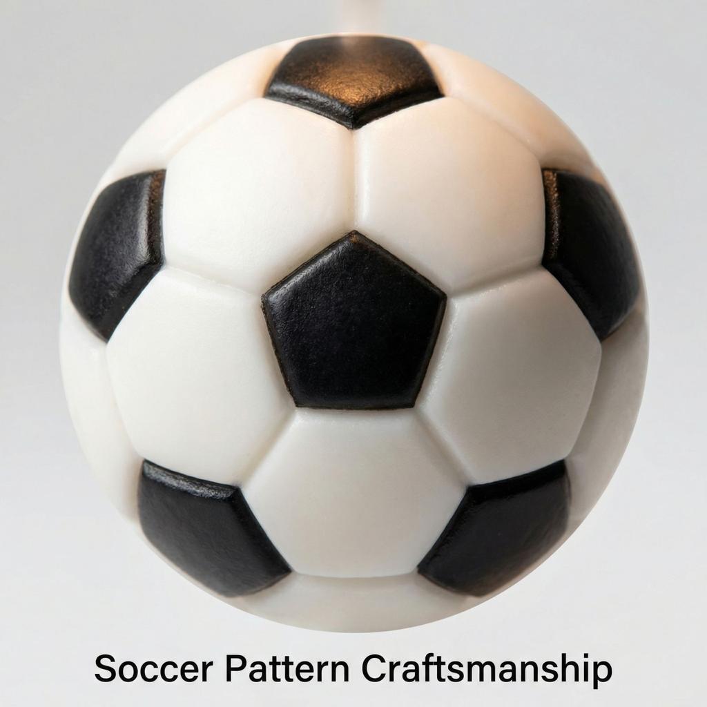 Creative Football Digital Birthday Candles