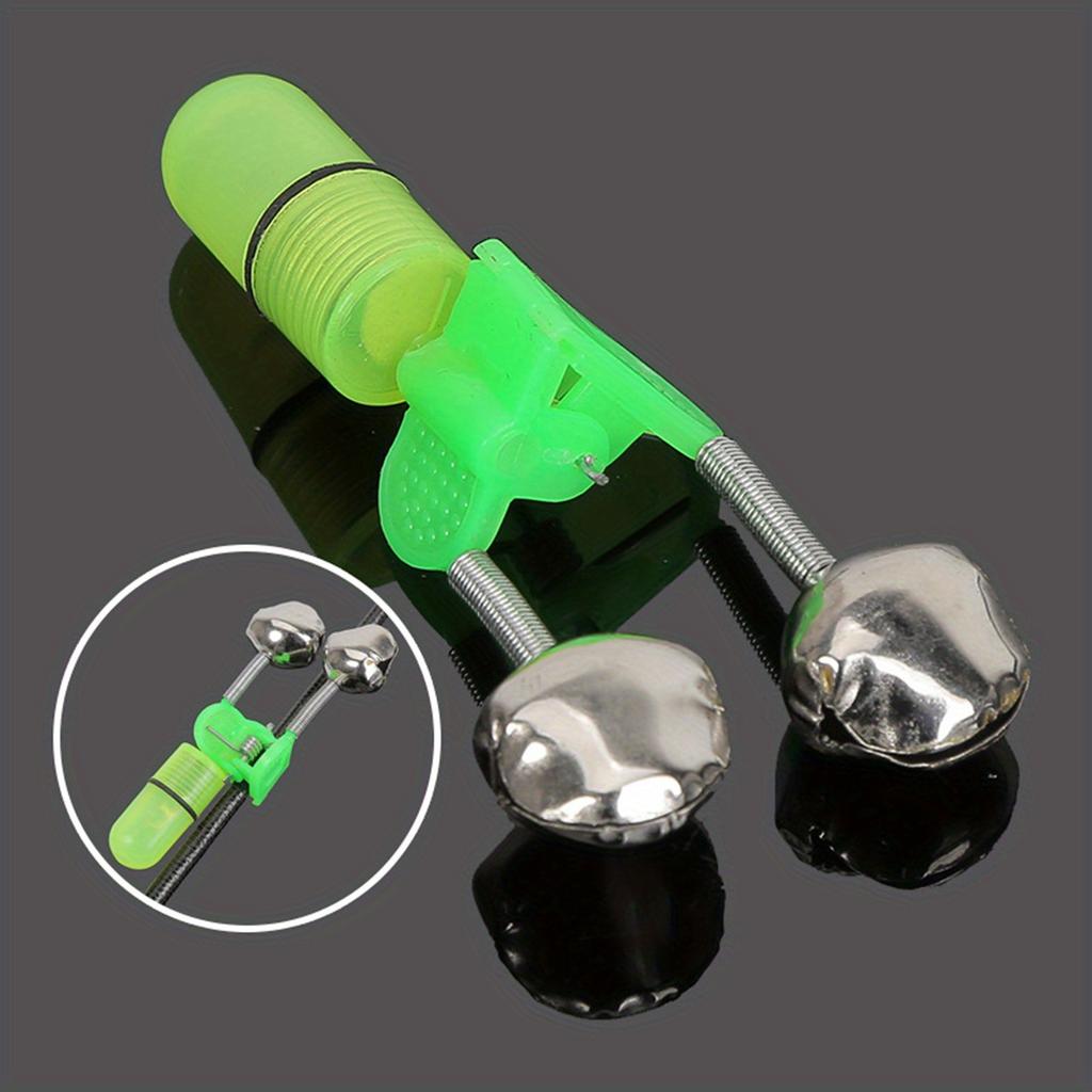 10pcs Fishing Bite Alarm Bells Glow in Dark Fishing Bell Alarm for Outdoor Night Fishing Activity