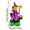 1Set Halloween Foil Balloons,Pumpkin Ghost Witch Aluminium Foil Balloons, Halloween Party Home Decorations