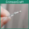 Women Simple Elegant Mini Crystal Eternity Ring With Timeless Classic Design