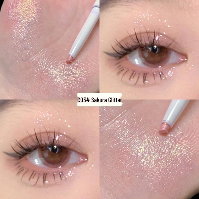 Helen Liren Dual-Use Unteraugen-Highlighter & Eyeliner mit Glitzer - Galaxy Aurora.