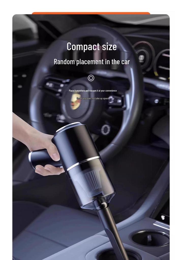 Dual-Function Wireless Handheld Vacuum & Blower for Car and Home - High Suction, Rechargeable.