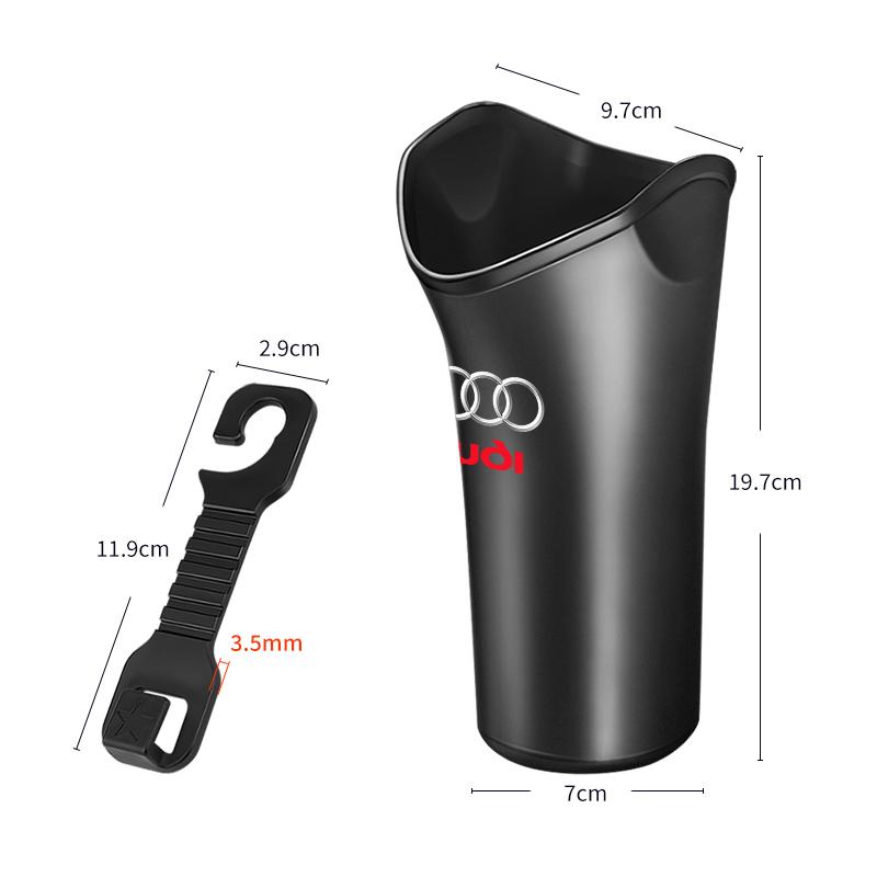 1/2Pcs Car Storage Box Umbrella Garbage Organizer Bucket for Audi S4 S3 S5 S6 S7 S8 RS3 RS4 RS5 RS6 A6L A4L A3 A4 A7 A5 Q3 Q5L Q7 Q2L TT