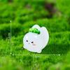 Radish Elf Miniature Figurines With Glowing In Dark Feature Creative Desktop Accessories For Outdoor Indoor Decoration