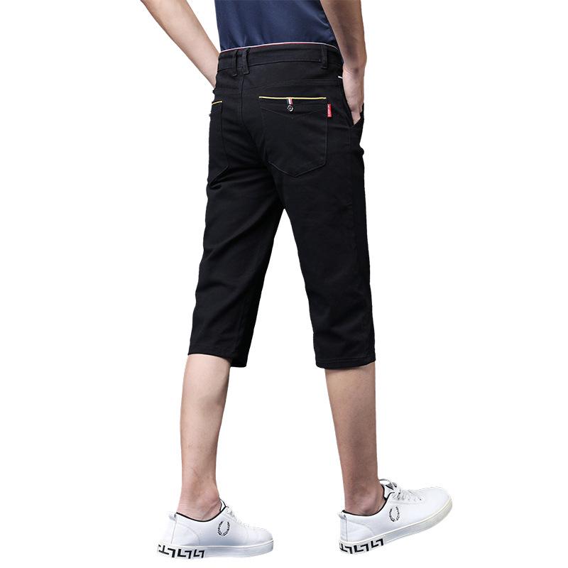 

Мужские повседневные эластичные шорты, многоцветные, классический 7-точечный дизайн для всех сезонов 36 (28-29 inches) for 180 lbs чёрный