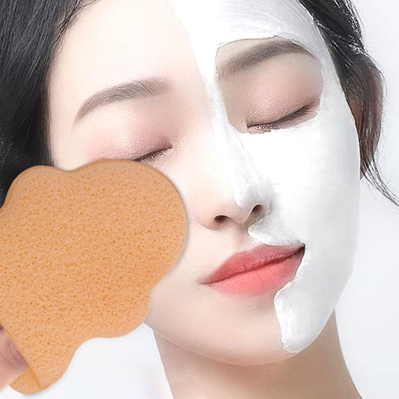 Snowman Glove Style Facial Exfoliating Sponge Puff For Deep Cleansing Suitable For Makeup Removal And Wash Reusable Clean Tool