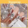 Exquisite Diamond Nail Art Wearable Nail Ins Advanced Pure Desire Style Nail Sticker Large Diamond Nail Sticker U5