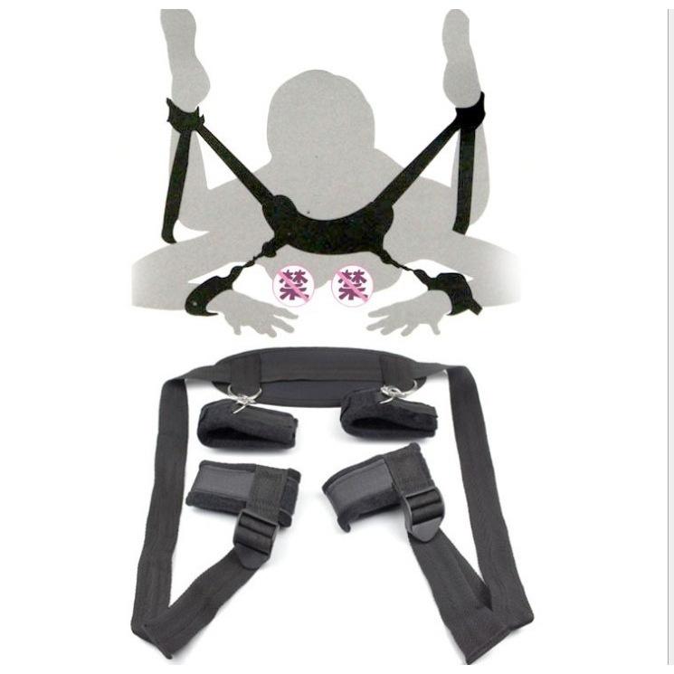Sm Adult Toy Set Bondage Restraints For Couples Durable Nylon Material Exciting Sensations