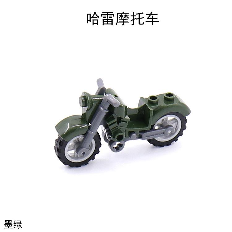 Doll Scene With Anti-Aircraft Maxine Anti-Aircraft Heavy Machine Gun Mortar Assembly Building Block