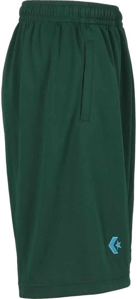 Converse Basketball Shorts Practice Pants CB451851 Kids Green Jr. (with Pockets) D.
