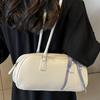 Bag women's new trendy fashion bowling portable women's bag versatile silver shoulder underarm bag