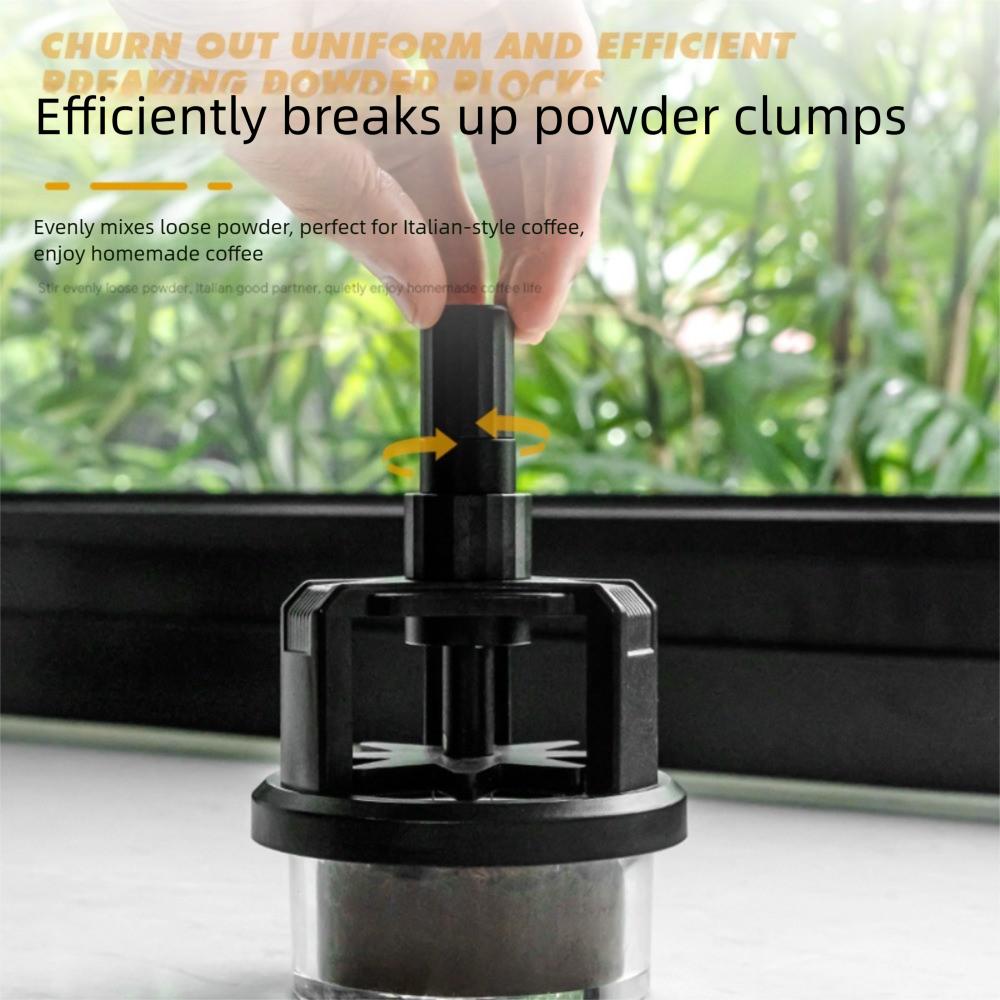 Adjustable Powder Dispenser Rotating Needle Espresso Hand Tamper Barista Tools