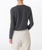 MUSINSA STANDARD WOMAN Women'S Flexible Crew Neck Long Sleeve T-Shirt [Dark Grey]