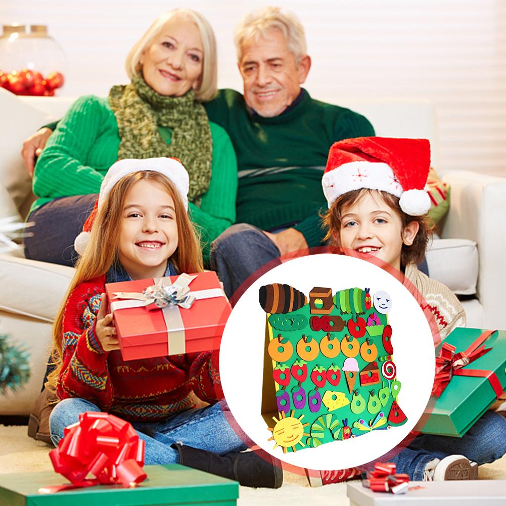 Hračka Hungry Caterpillar Otevřené kurzy Děti Dárky Hračky z plsti Interaktivní výuka Zábavná hra z plsti Figurky na desku z plsti pro batolata